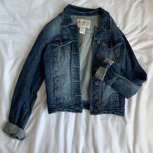 Dark wash denim jacket